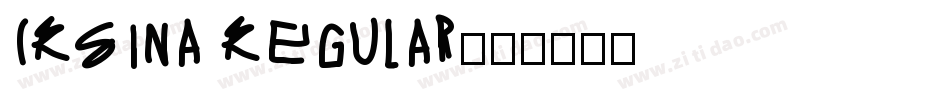 IRSina Regular字体转换